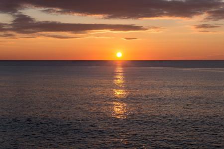 Sunset on the Ocean