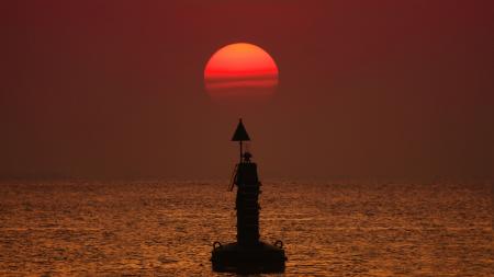 Sunset on the Ocean