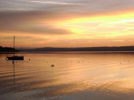 Sunset on the River