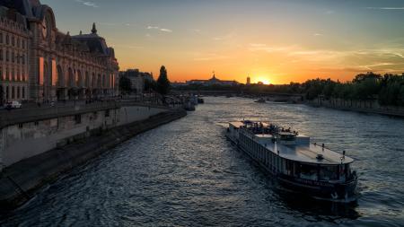 Sunset on the Seine