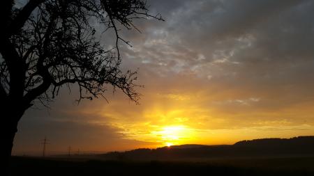 Sunset over the Horizon