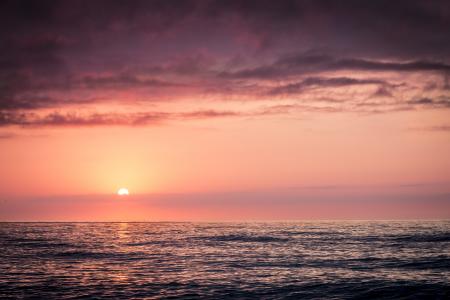 Sunset over the Ocean