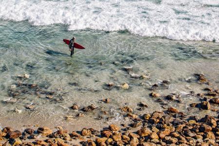 Surfer on the Shore