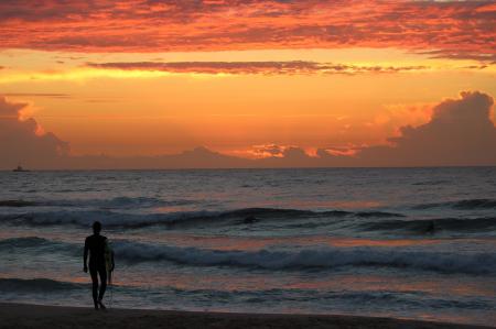 Surfer on the Shore