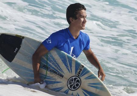 Surfing in the Ocean