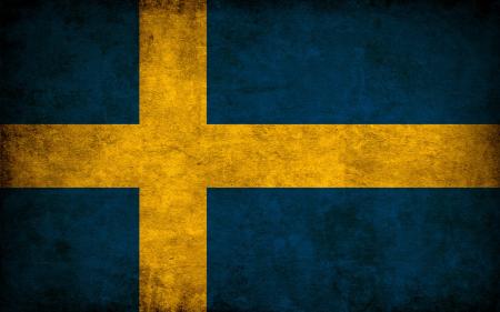 Sweden Grunge Flag