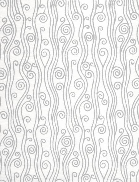 Swirly Pattern On White Paper