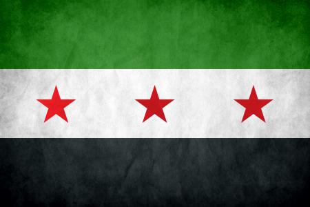 Syria Grunge Flag