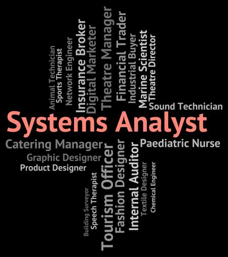 Systems Analyst Shows Analysers Analyser And Jobs