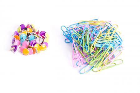 Tacks and paper clips