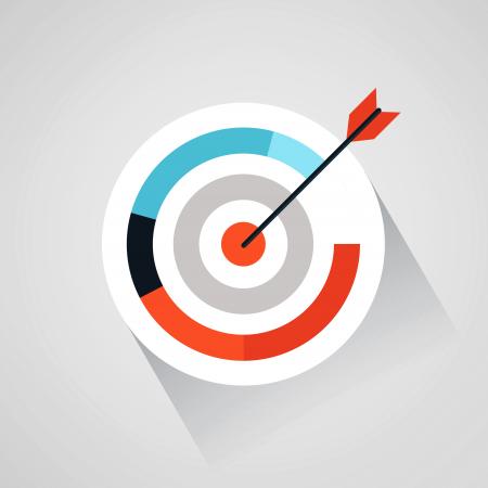 Targeting your audience - Arrow and target