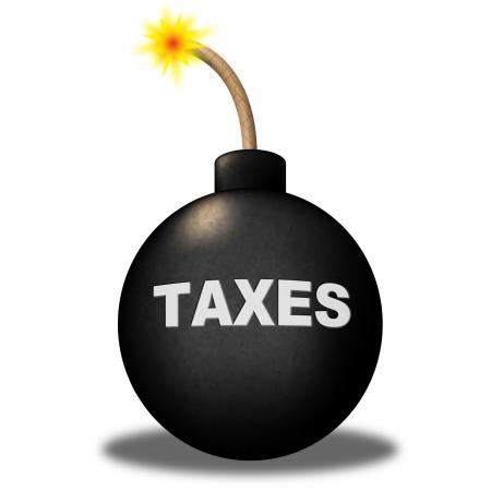 Taxes Alert Shows Duty Safety And Taxpayer