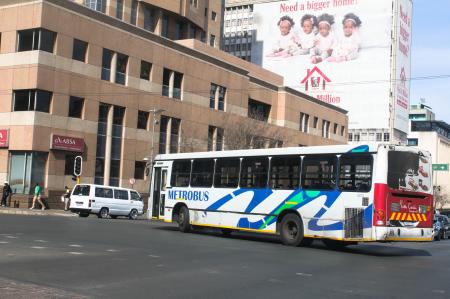 Taxi Overtaking Bus