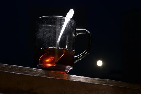 Tea & moon