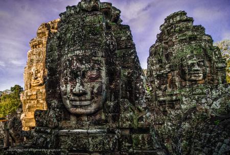 Temple Buddha Face