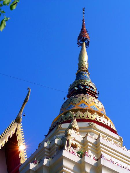 Thai Buddhist temple pagoda