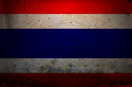 Thailand Grunge Flag