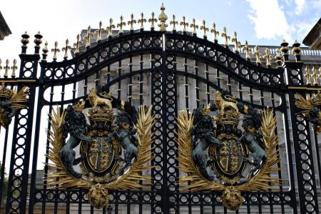 The gates of Buckingham Palace