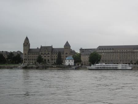The Rhein river at Koblenz, Germany