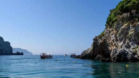 The sea caves of Paleokastritsa, Corfu