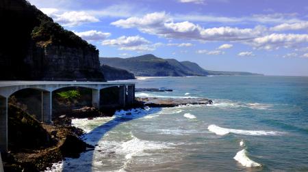 The Sea Cliff Bridge. NSW Aust.