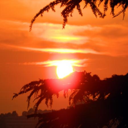 The Sunset in Shimla (India)