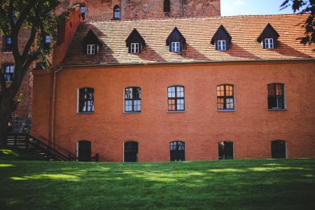 The wall of the castle