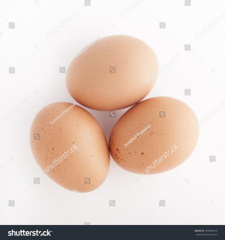 Three eggs