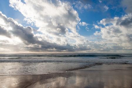 Time Lapse Photo of Sky and Sea