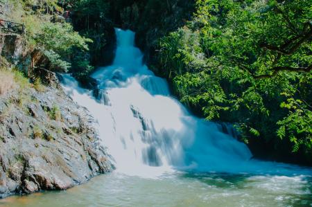 Time Lapse Photo of Waterfalls