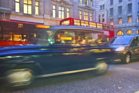 Timelapse Photography of Blue Car