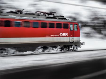 Timelapse Photography of Red Train