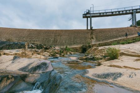 Timlapse Photo of a Body of Water Viewing the Ladder