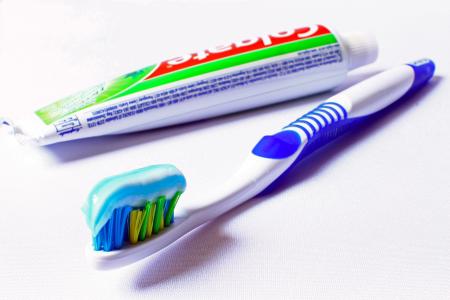 Toothbrush and toothpaste