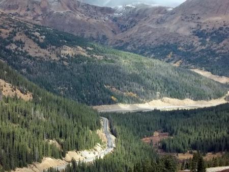 Top View of Green Mountain during Daytime