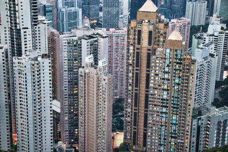 Top View Of Skyscrapers