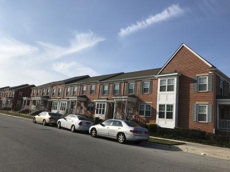 Townhouses, 500 block of Baker Street (north side), Baltimore, MD 21217