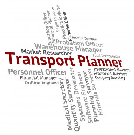 Transport Planner Shows Jobs Deliver And Organizer