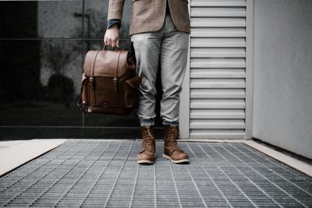 Traveler in Brown Boots