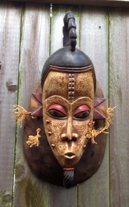 Indonesian wooden mask