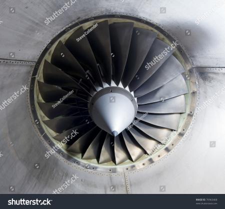 Turbine Fan Closeup