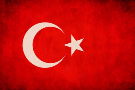 Turkey Grunge Flag