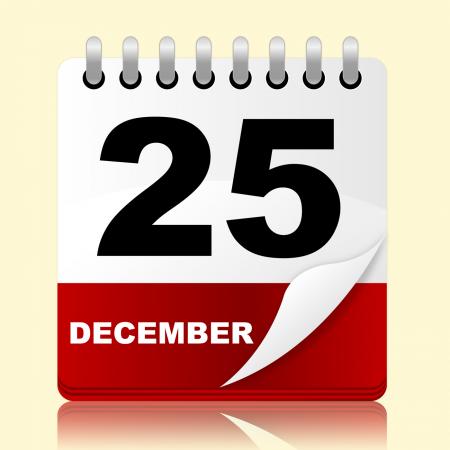 Twenty Fifth Indicates New Year And 25