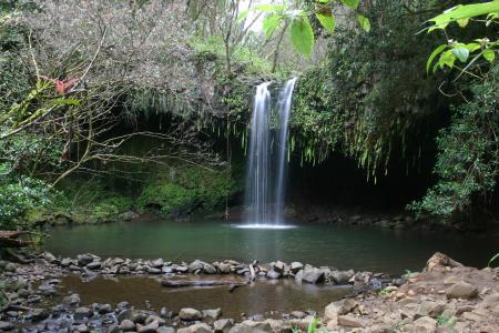 Twin waterfalls