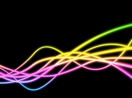 Twirl Background Represents Neon Sign And Artistic