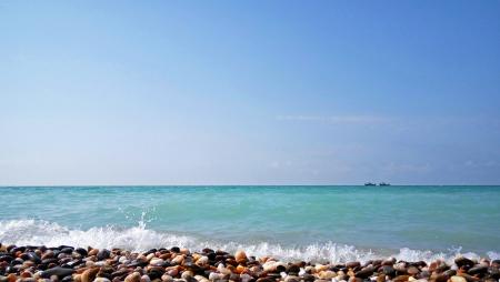 Two Boats on Sea Horizon