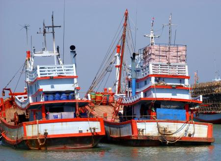 Two Thai fishing boats