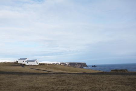 Two White Concrete Houses