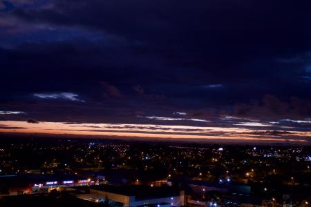 Típico atardecer de Temuco