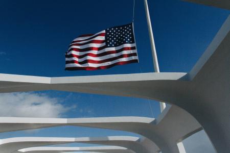 U.s.a Flag Waving during Daytime